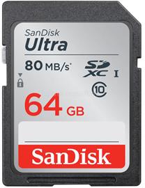 SANDISK Ultra SDXC 64GB CL10 UHS-I U1 (80MB/s) memóriakártya 139768 small