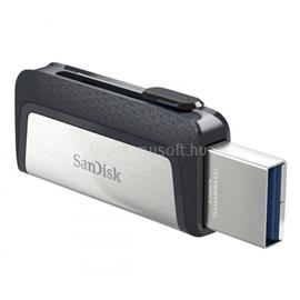SANDISK Cruzer Ultra Dual Pendrive 64GB USB3.0+Type-C (fekete-ezüst) 173338 small