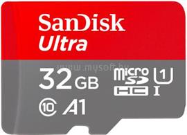 SANDISK Ultra microSDHC memóriakártya 32GB, Class10, UHS-I U1 + SDHC adapter 173447 small