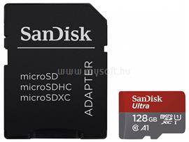 SANDISK Ultra MicroSDXC memóriakártya 128GB. Class10, UHS-I U1 + SD adapter 173449 small