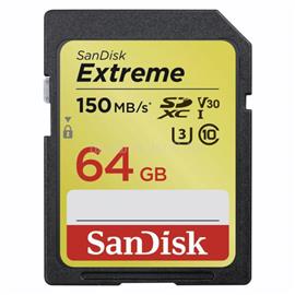 SANDISK 64GB SD (SDXC Class 10 UHS-I U3) Extreme memória kártya 183524 small