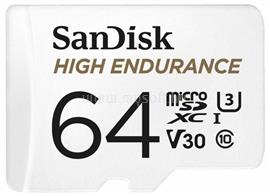 SANDISK High Endurance MicroSDXC memóriakártya 64GB, Class10, UHS-I, U3 183566 small