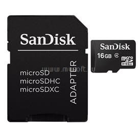 SANDISK 16GB SD micro (SDHC Class 4) memória kártya adapterrel 46992 small