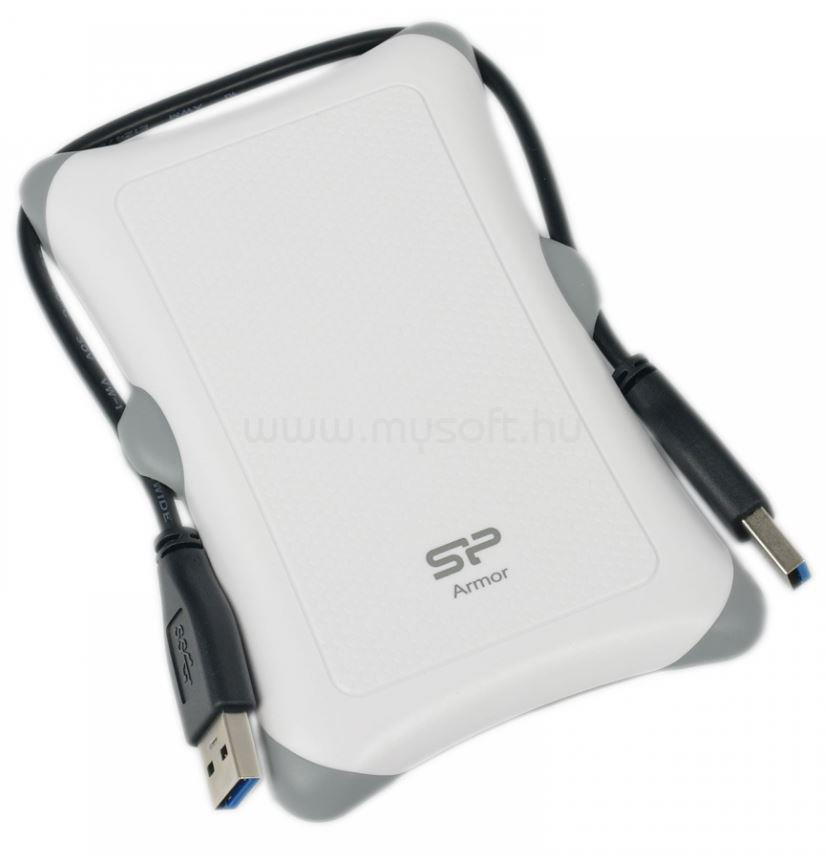 SILICON POWER Power Külső HDD keret - A30, USB 3.0, Ütésálló White