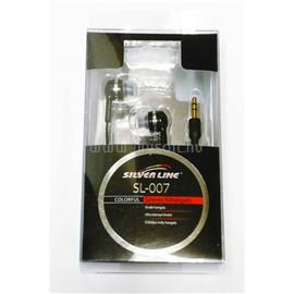 SILVERLINE fülhallgató 3.5mm jack fekete FFSLSL007BK small