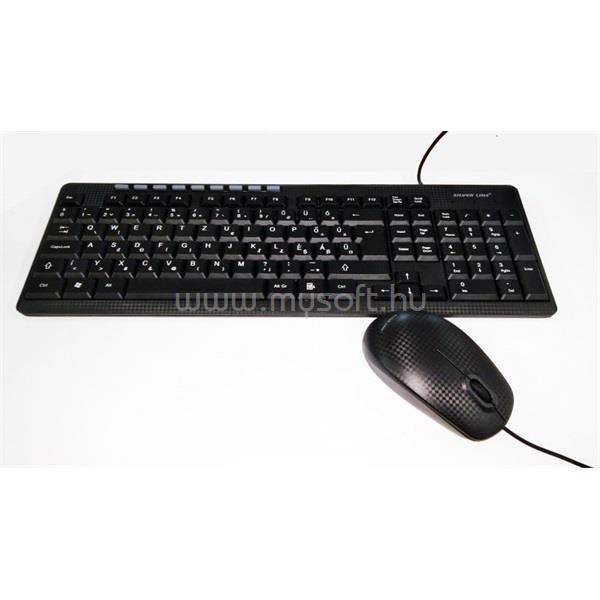 SILVERLINE Vezetékes billentyűzet+optikai egér MMS-8188 USB