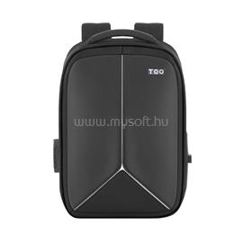 TOO 15,6" lopásbiztos zárral/multifunkciós USB portos fekete hátizsák BPAT008B156-USB small