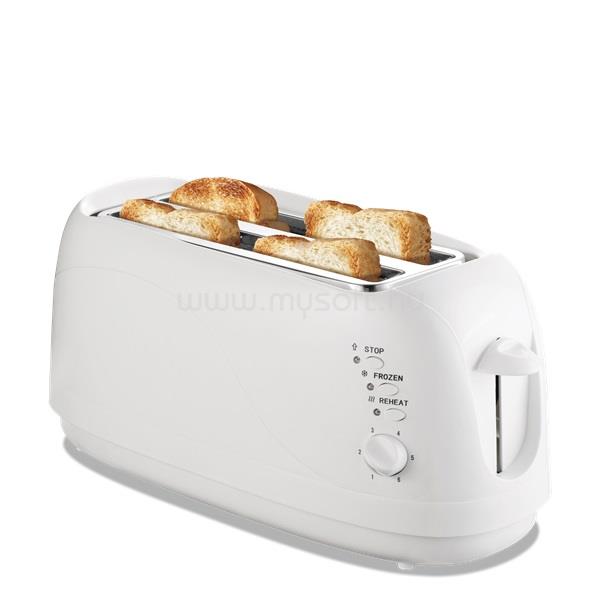 TOO TO-4SL103W-1300W fehér kenyérpirító