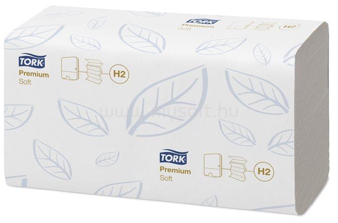 TORK H2 rendszer, Premium, XpressR Soft Multifold kéztörlő, Interfold hajtás, 2 rétegű, fehér