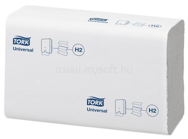 TORK H2 rendszer, Universal Xpress  Multifold kéztörlő, Interfold hajtás, 2 rétegű, fehér