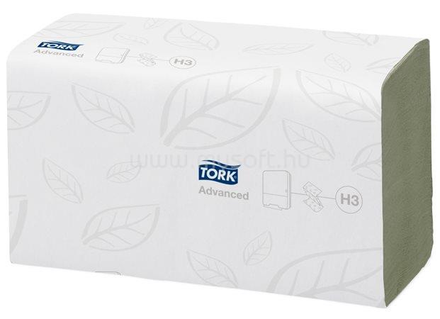 TORK H3 rendszer, Advanced Singlefold kéztörlő, Z/C hajtás, 2 rétegű, zöld (15 db)