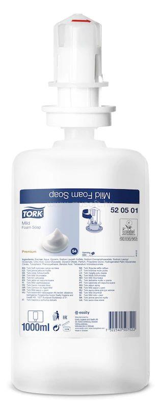 TORK S4 rendszer, Kézkímélő habszappan, 2500 adag, 1 liter