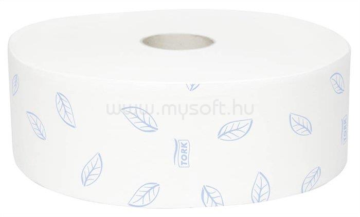 TORK T1 rendszer, Soft Jumbo Premium toalettpapír, 2 rétegű, 26 cm átmérő, fehér
