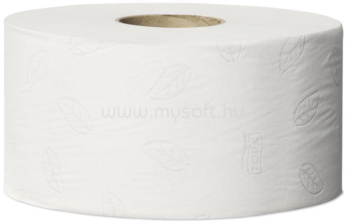 TORK T2 rendszer, Advanced Mini Jumbo toalettpapír, 2 rétegű, 18, 8 cm átmérő, fehér