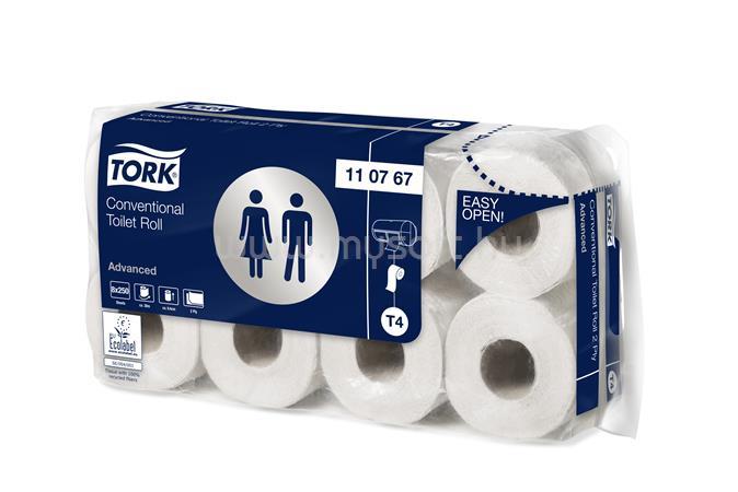 TORK T4 rendszer, Advanced toalettpapír, 2 rétegű, 10,3 cm átmérő, fehér