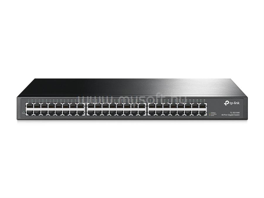 TP-LINK 48 portos Gigabites Rackbe szerelhető Switch