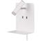 TRIO 2225570231 3000K/220lm/IP20/fehér USB-s LED fali lámpa TRIO_222570231 small