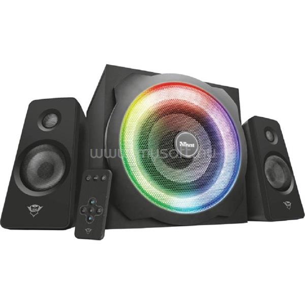 TRUST GXT 629 Tytan 2.1 Speaker RGB jack 120W fa gamer hangszóró