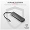 TRUST Halyx 4 portos USB-C  USB3.2 alumínium HUB TRUST_23328 small