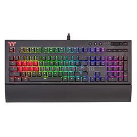 THERMALTAKE Premium X1 Mechanikus Billenytűzet (Cherry MX Blue) USB, US (fekete) KB-TPX-BLBRUS-01 small