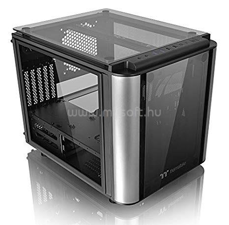 THERMALTAKE Level 20 VT Fekete (Táp nélküli) ablakos mATX ház
