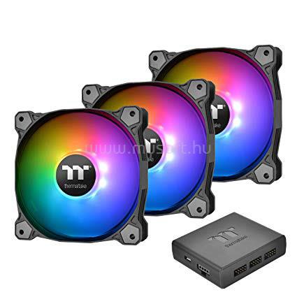 THERMALTAKE Pure Plus 12 RGB 3-pack ház hűtőventilátor