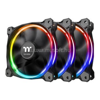 THERMALTAKE Riing 12 LED RGB Sync 3-pack ház hűtőventilátor