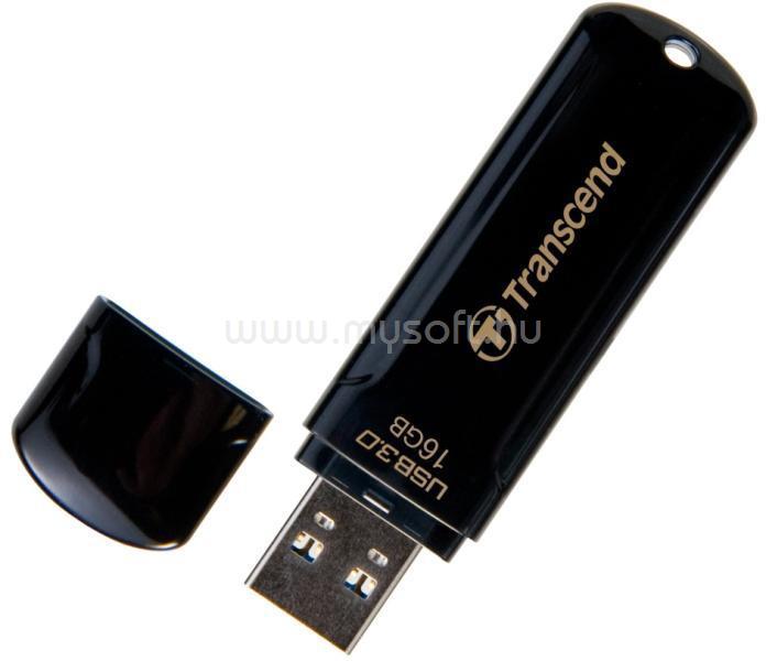 TRANSCEND Jetflash 700 Pendrive 16 GB USB 3.0 (fekete)