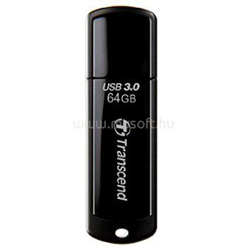 TRANSCEND Jetflash 700 Pendrive 64 GB USB3.0 (fekete)