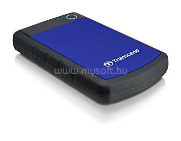 TRANSCEND HDD 1TB 2.5" USB 3.1 StoreJet 25H3, ütésálló (Fekete/kék)