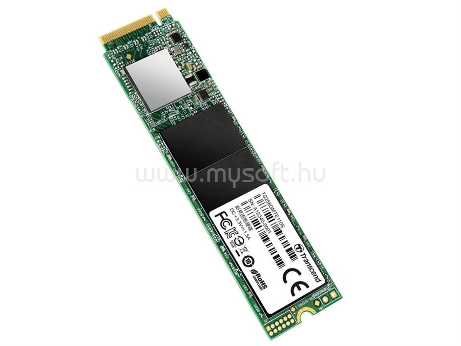 TRANSCEND SSD 256GB M.2 2280 NVMe PCIe MTE110S