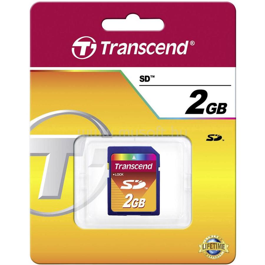 TRANSCEND SD 2GB memóriakártya
