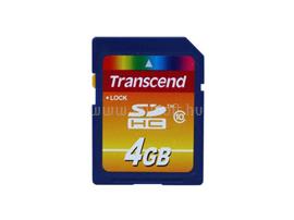 TRANSCEND SDHC memóriakártya 4GB, Class10 TS4GSDHC10 small