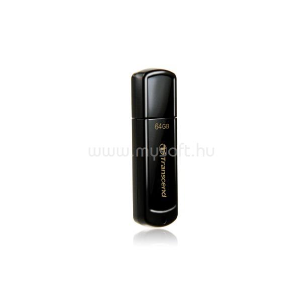 TRANSCEND Jetflash 350 Pendrive 64GB USB2.0 (fekete)