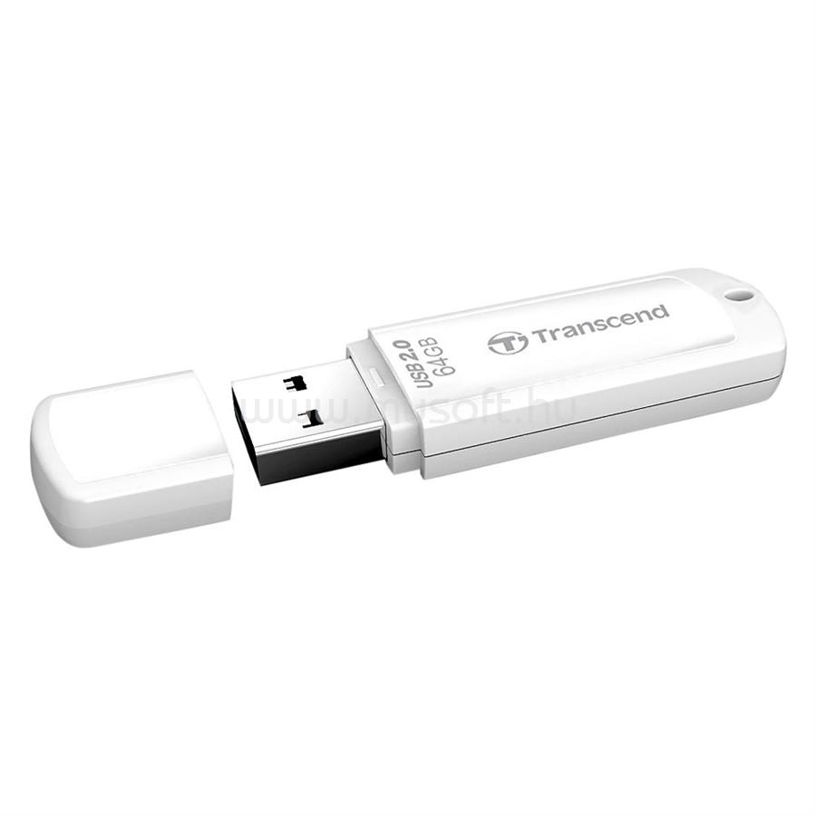 TRANSCEND Jetflash 370 Pendrive 64GB USB 2.0 (fekete)