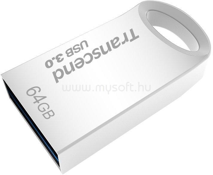 TRANSCEND JetFlash 710 Pendrive 64GB USB3.0 (ezüst)