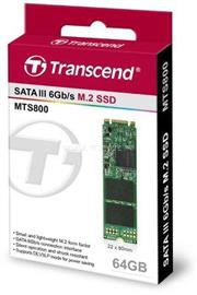 TRANSCEND SSD 64GB M.2 2280 SATA MTS800S TS64GMTS800S small