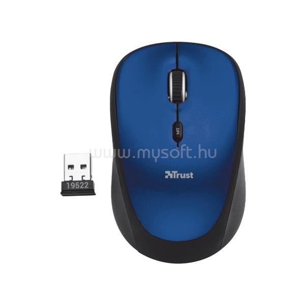TRUST Vezeték Nélküli Egér optikai USB Kék