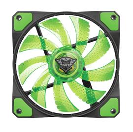 TRUST GXT 762G 120x120x25mm 400-1300RPM zöld LED-es ház ventilátor 22348 small