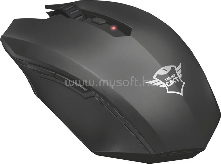TRUST GXT 115 Macci fekete wless gamer egér