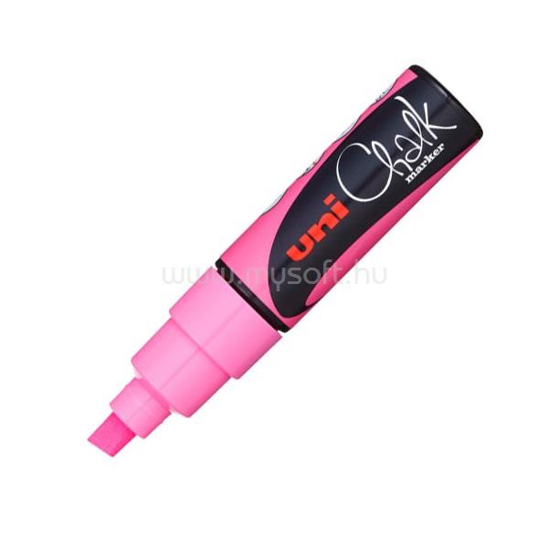 UNI Chalk Marker Pen PWE-8K Broad Chisel Tip - Fluorescent Pink