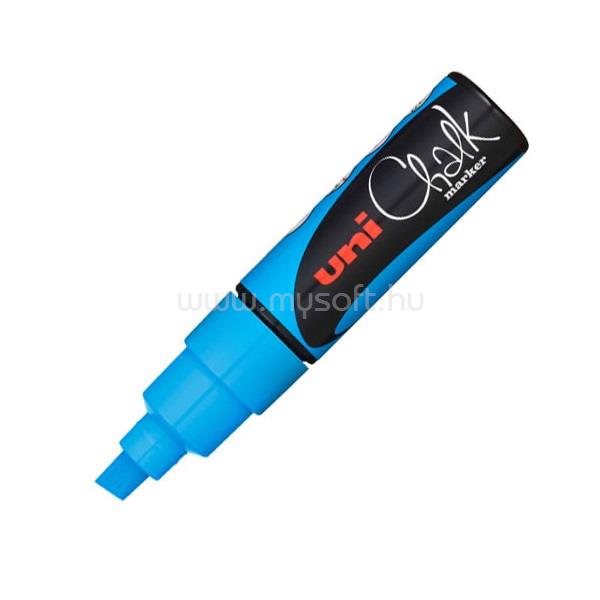 UNI Chalk Marker Pen PWE-8K Broad Chisel Tip - Light Blue