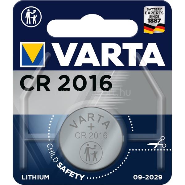 VARTA CR2016 lítium gombelem 1db/bliszter