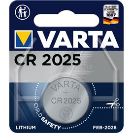 VARTA CR2025  lítium gombelem 1db/bliszter 6025112401 small