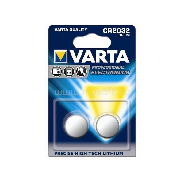 VARTA CR2032 lítium gombelem 2db/bliszter