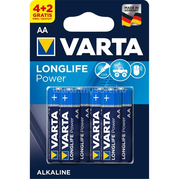 VARTA Helps Longlife Power AA (LR06) ceruza elem 4+2db/bliszter