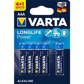 VARTA Longlife Power AAA (LR03) alkáli mikro ceruza elem 4+1db/bliszter 4903121415 small
