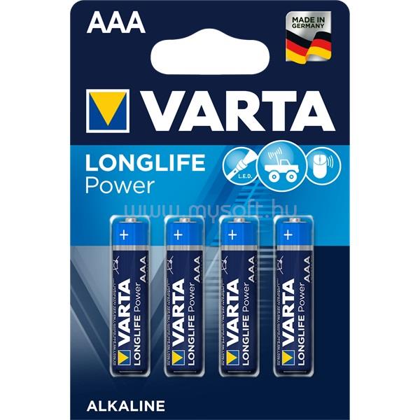 VARTA Longlife Power AAA (LR03) alkáli mikro ceruza elem 4db/bliszter