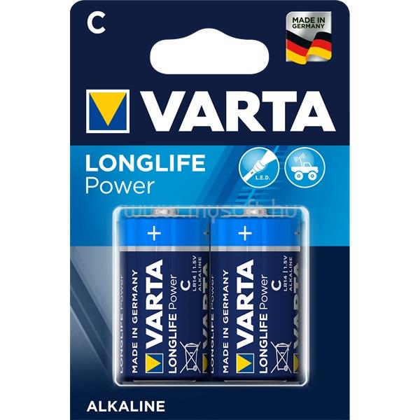 VARTA Longlife Power C (LR14) alkáli baby elem 2db/bliszter