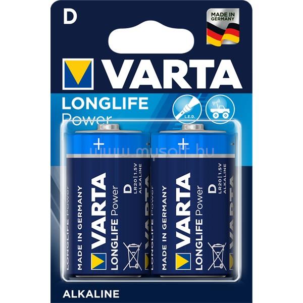 VARTA Longlife Power D (LR20) alkáli góliát elem 2db/bliszter